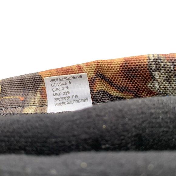 Ozark Trail Mens 3M Thinsulate Winter Hunting Snow Boots Size 5 Camo Suede - Picture 7 of 10